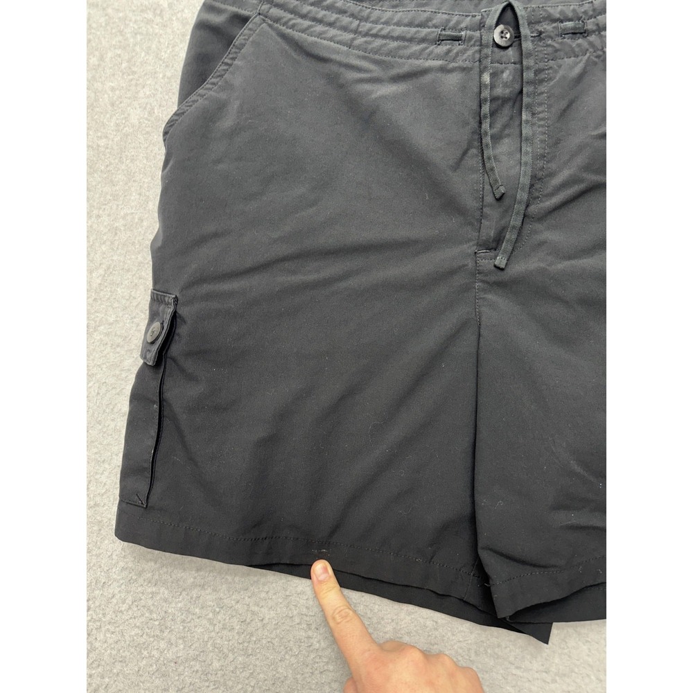 Patagonia Shorts Womens 12 Black Cargo Outdoor Drawstring Waist Pocket Hiking - Picture 12 of 14
